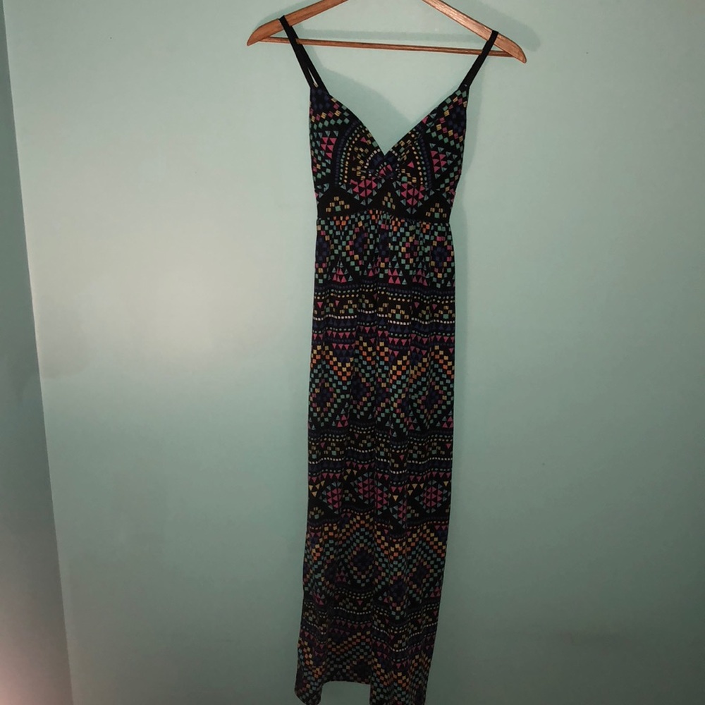 Pattern Maxi Dress - Picture 2 of 3